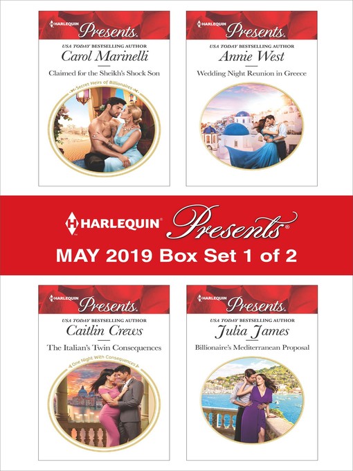 Title details for Harlequin Presents, May 2019, Box Set 1 of 2 by Carol Marinelli - Available